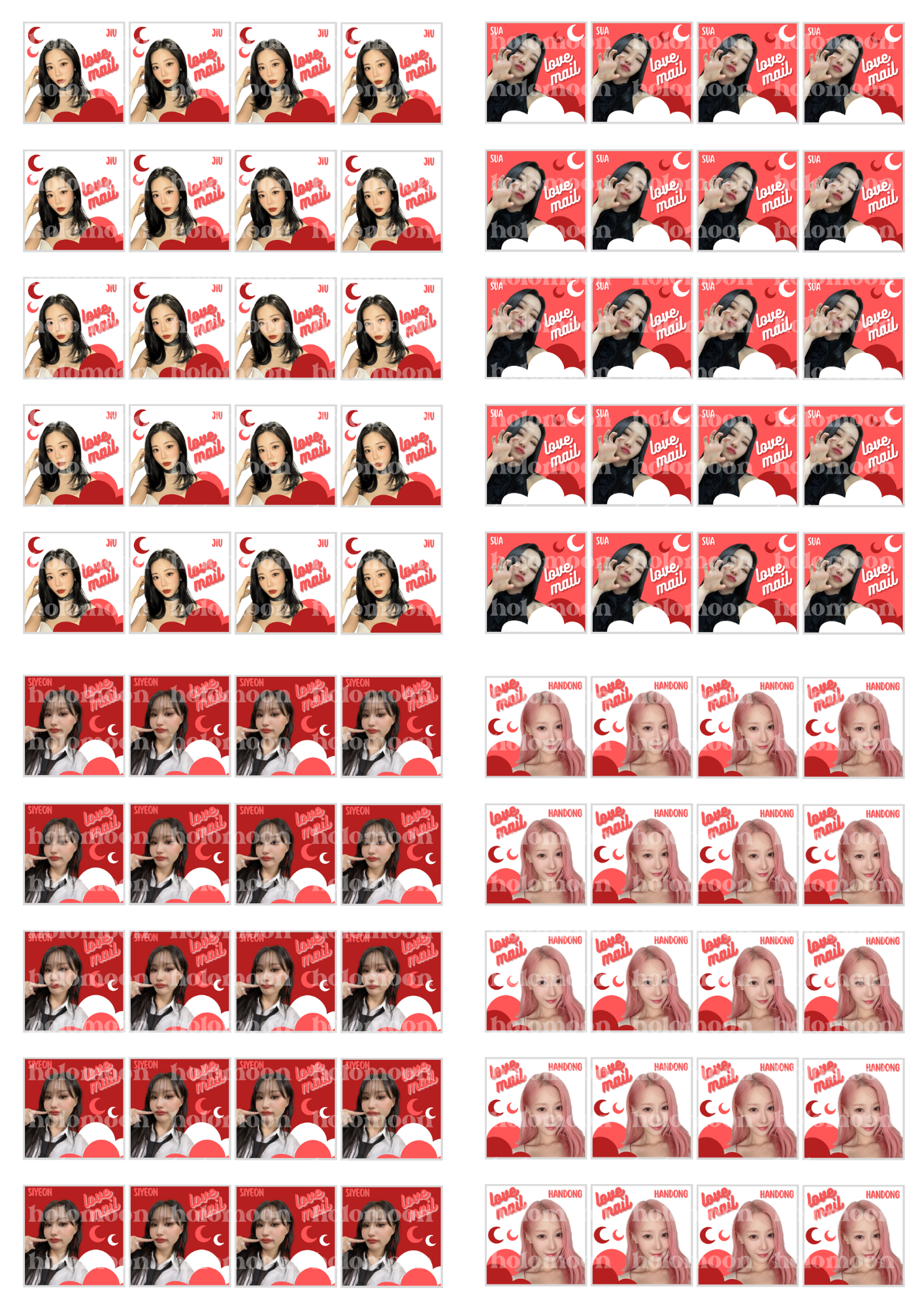 Dreamcatcher Love Mail Stickers Digital Download