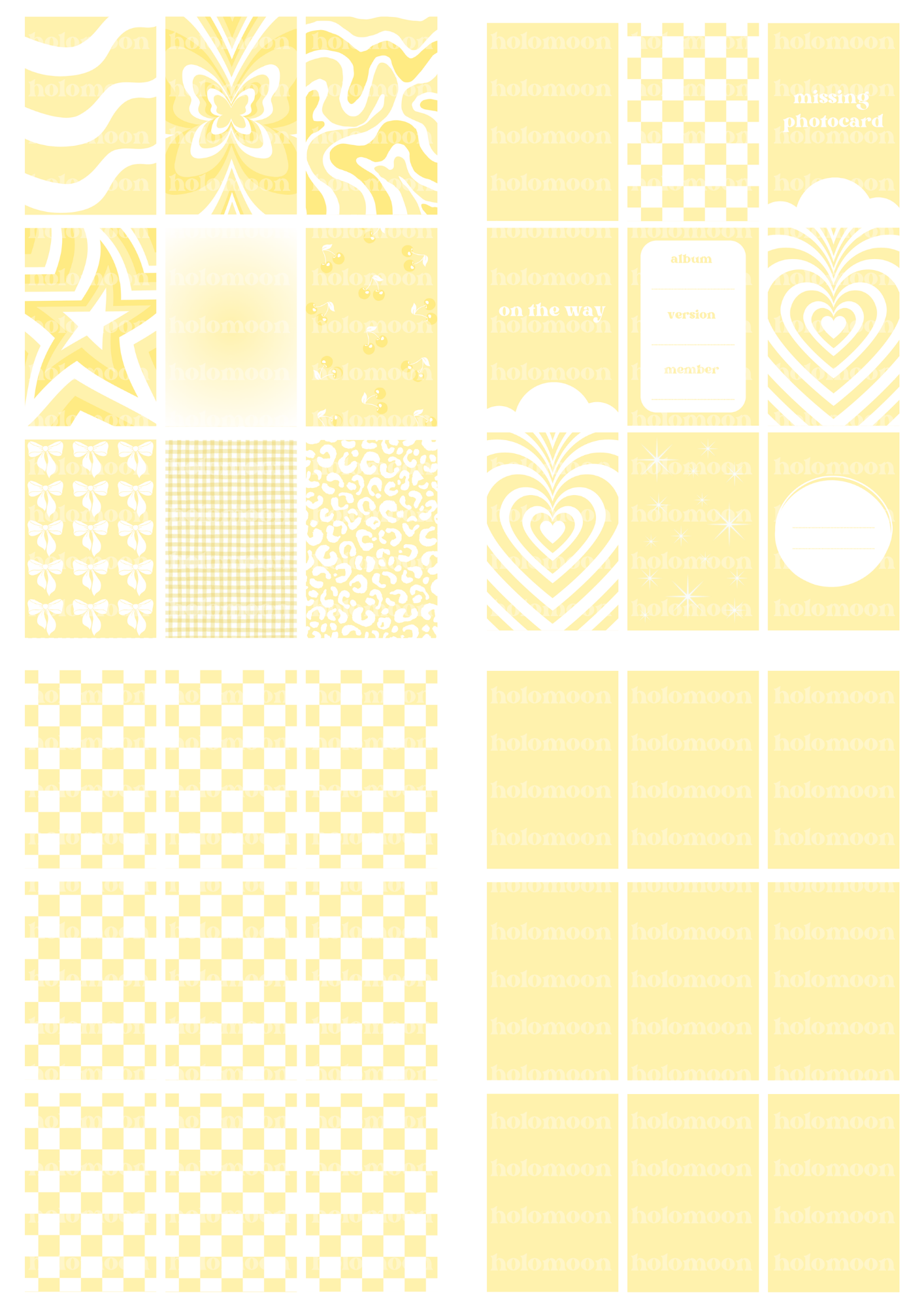 Buttercup Binder Fillers Digital Download
