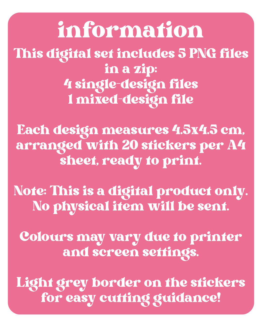 Handle With Care Stickers Digital Download