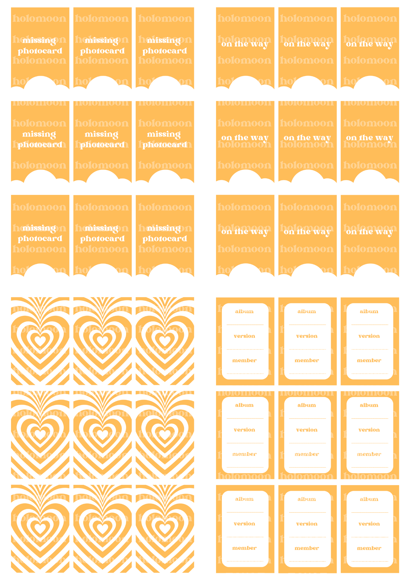 Pumpkin Binder Fillers Digital Download