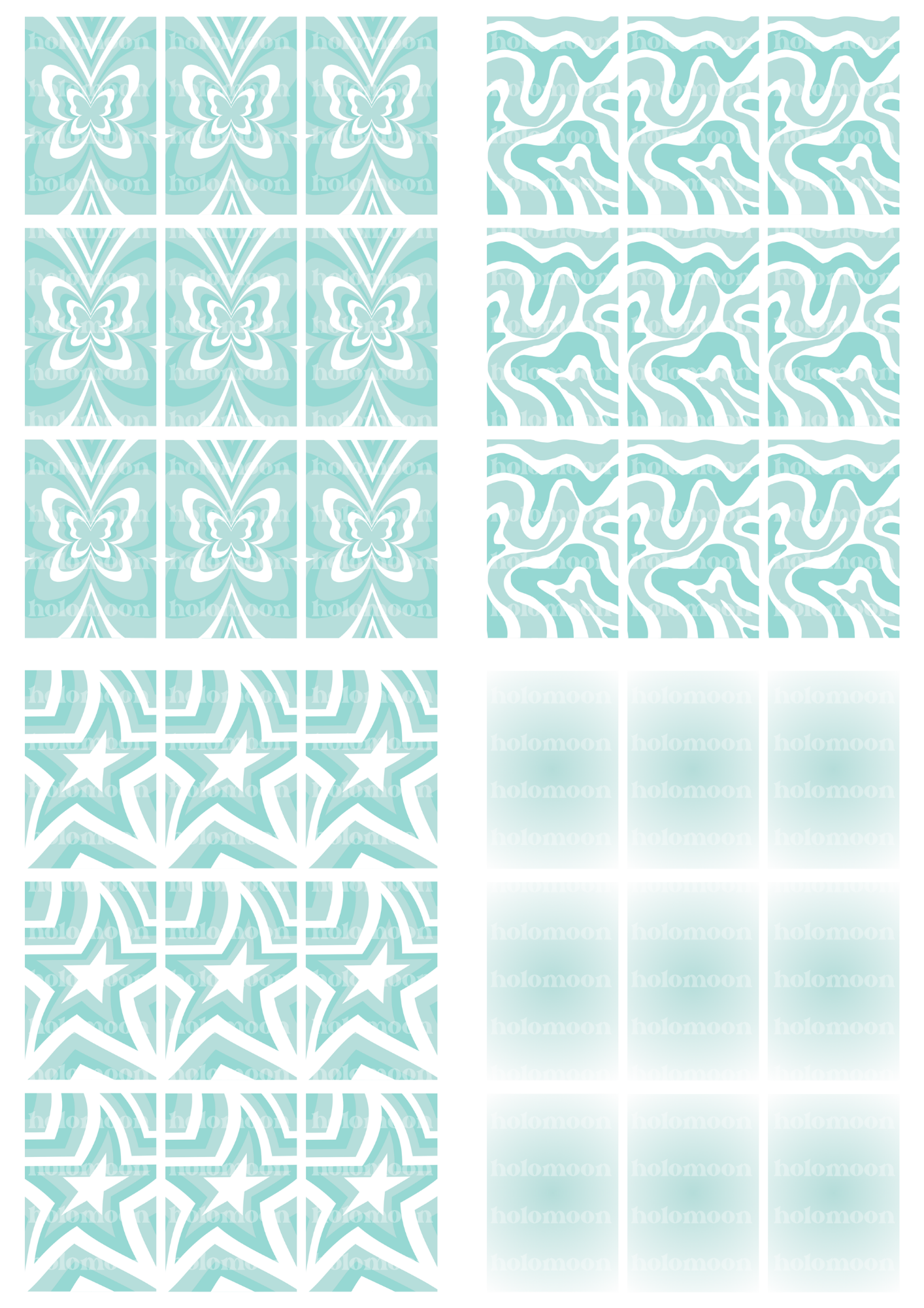Blue Sage Binder Fillers Digital Download