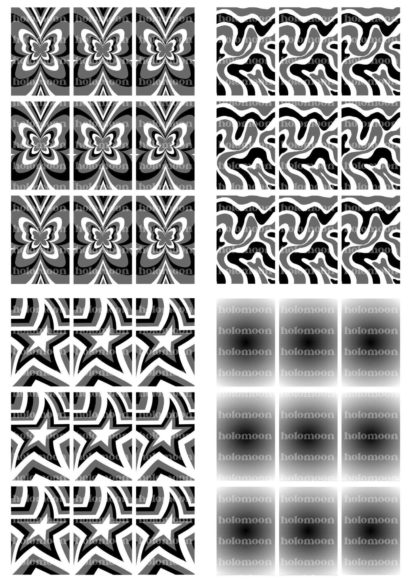Black Binder Fillers Digital Download