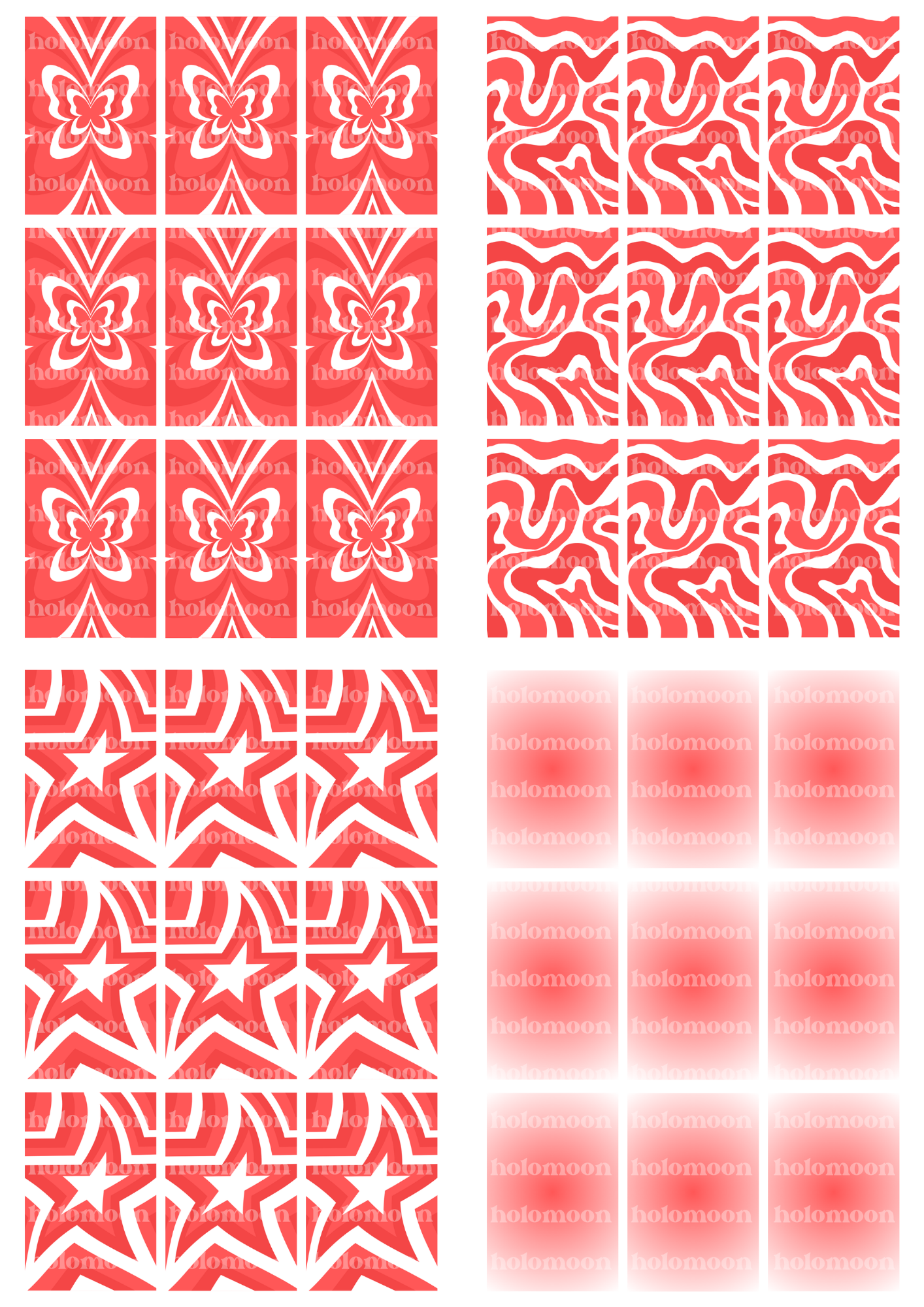 Red Binder Fillers Digital Download