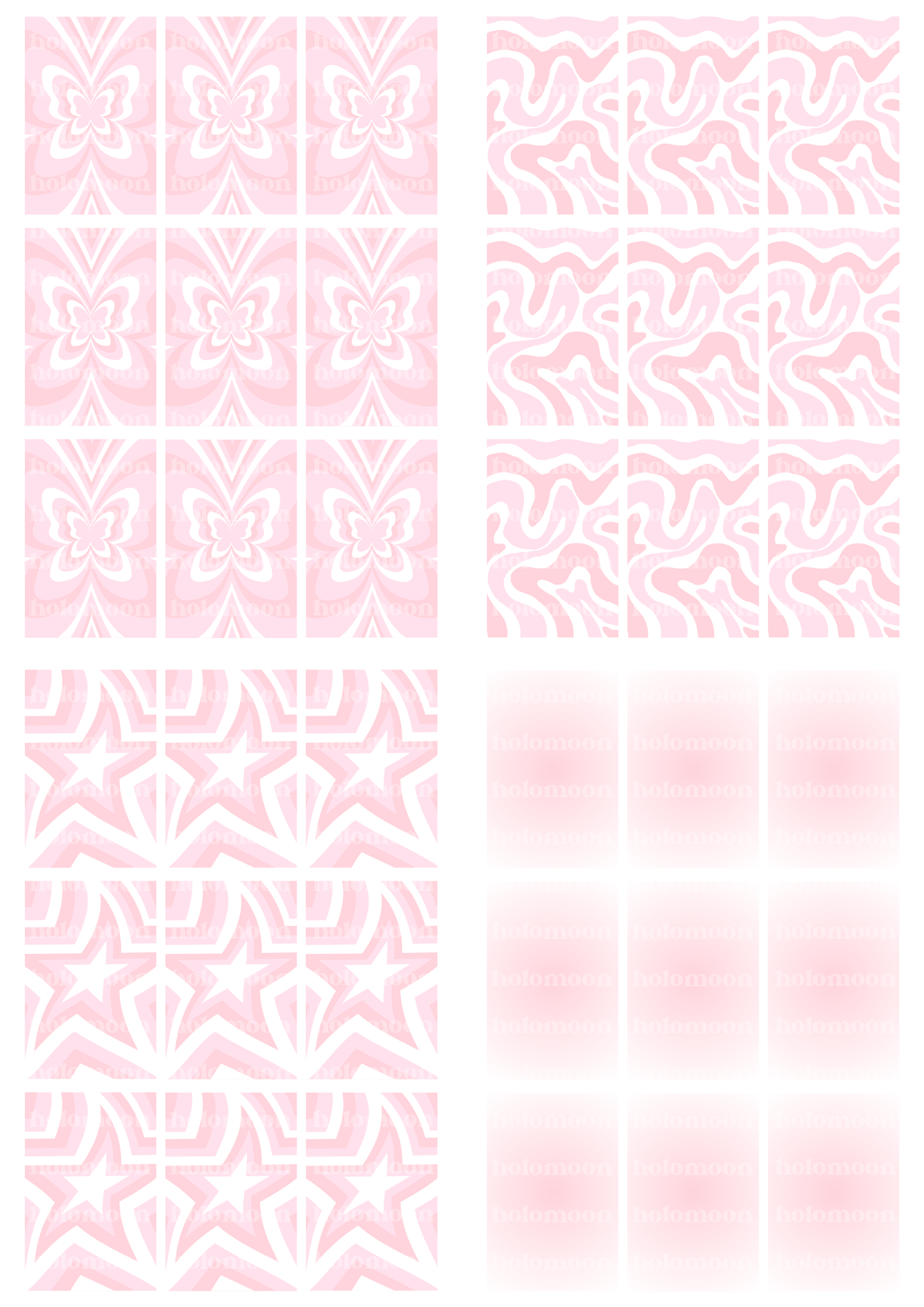 Pink Binder Fillers Digital Download