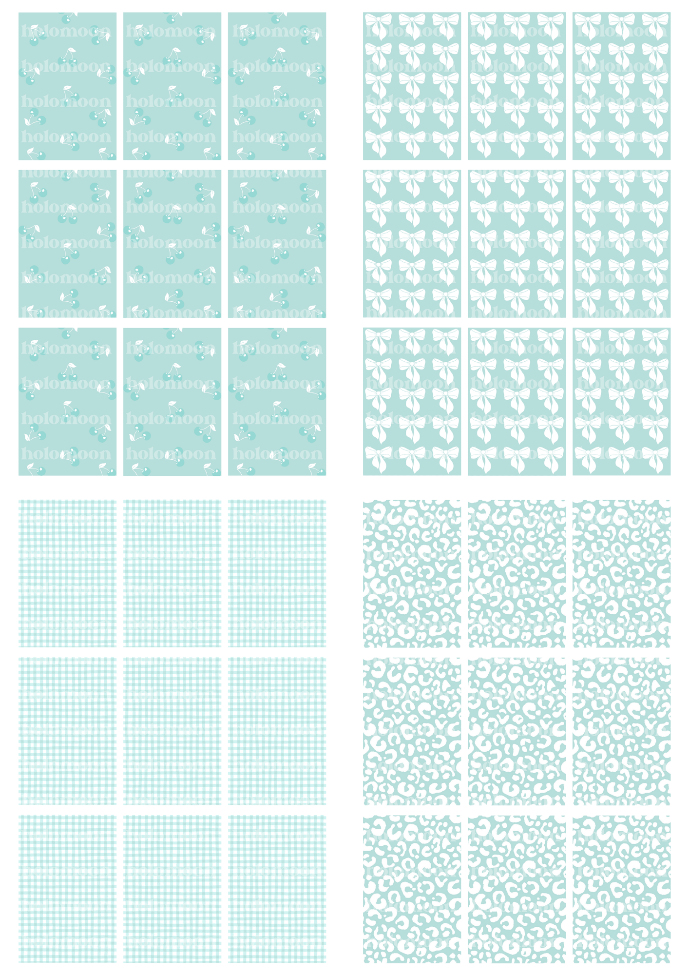 Blue Sage Binder Fillers Digital Download