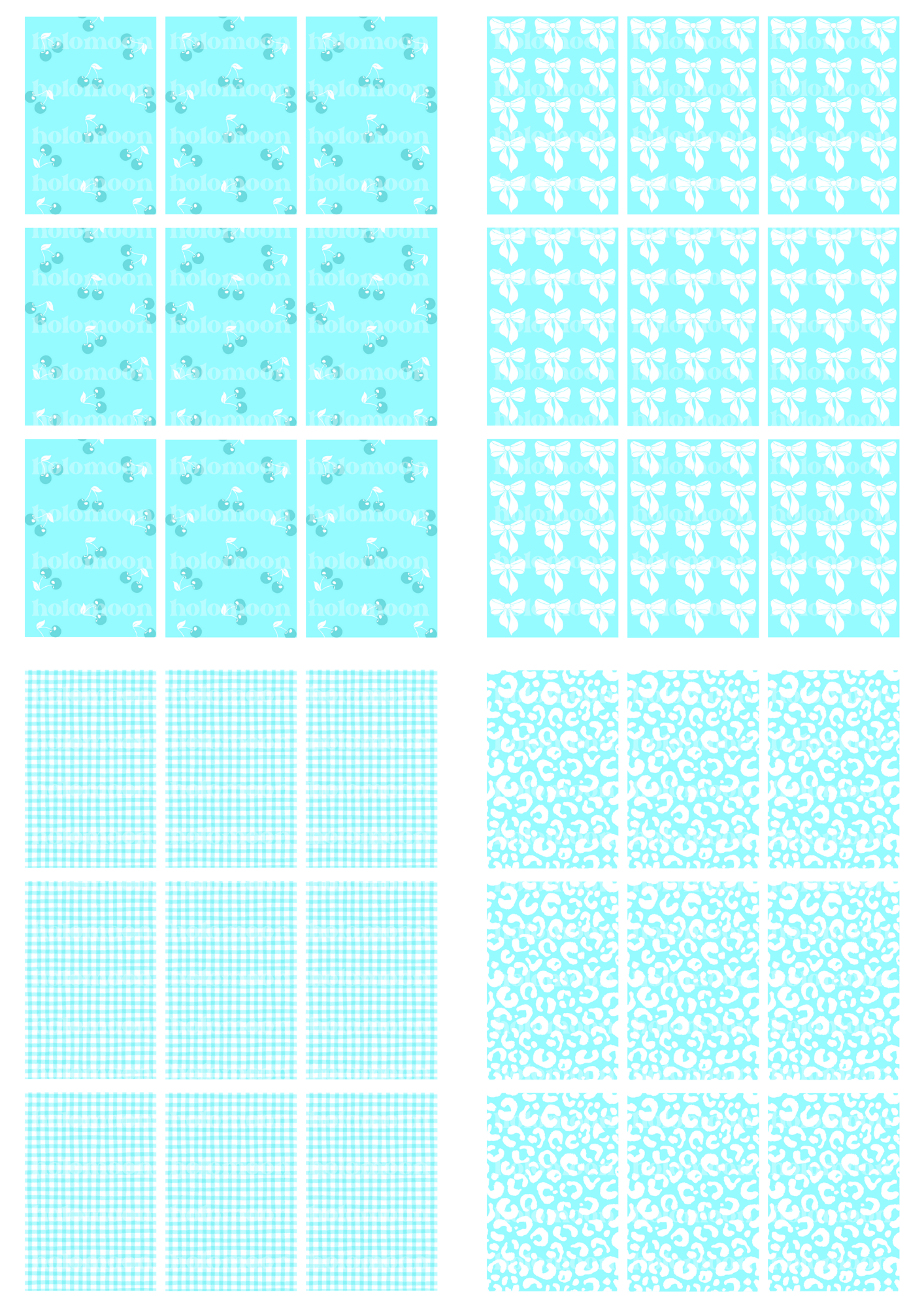 Blue Binder Fillers Digital Download