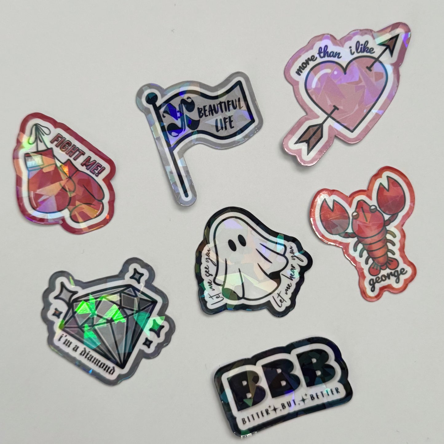 Xdinary Heroes Beautiful Mind Mini Sticker Set Holographic
