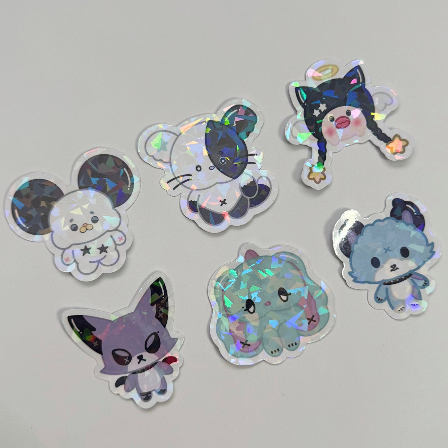 Xdinary Monsters Sticker Set Holographic