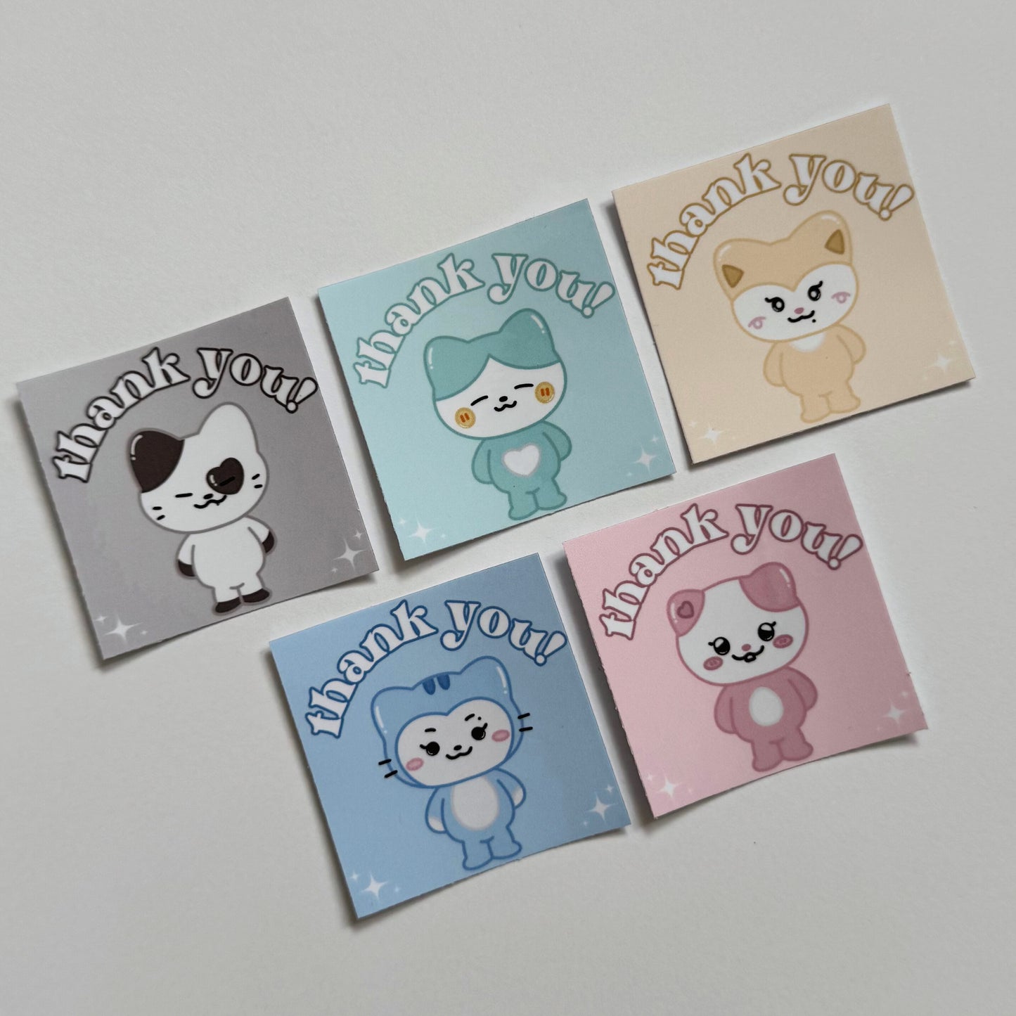 Twinzy Glossy Thank You Mailing Stickers (10 Pack)