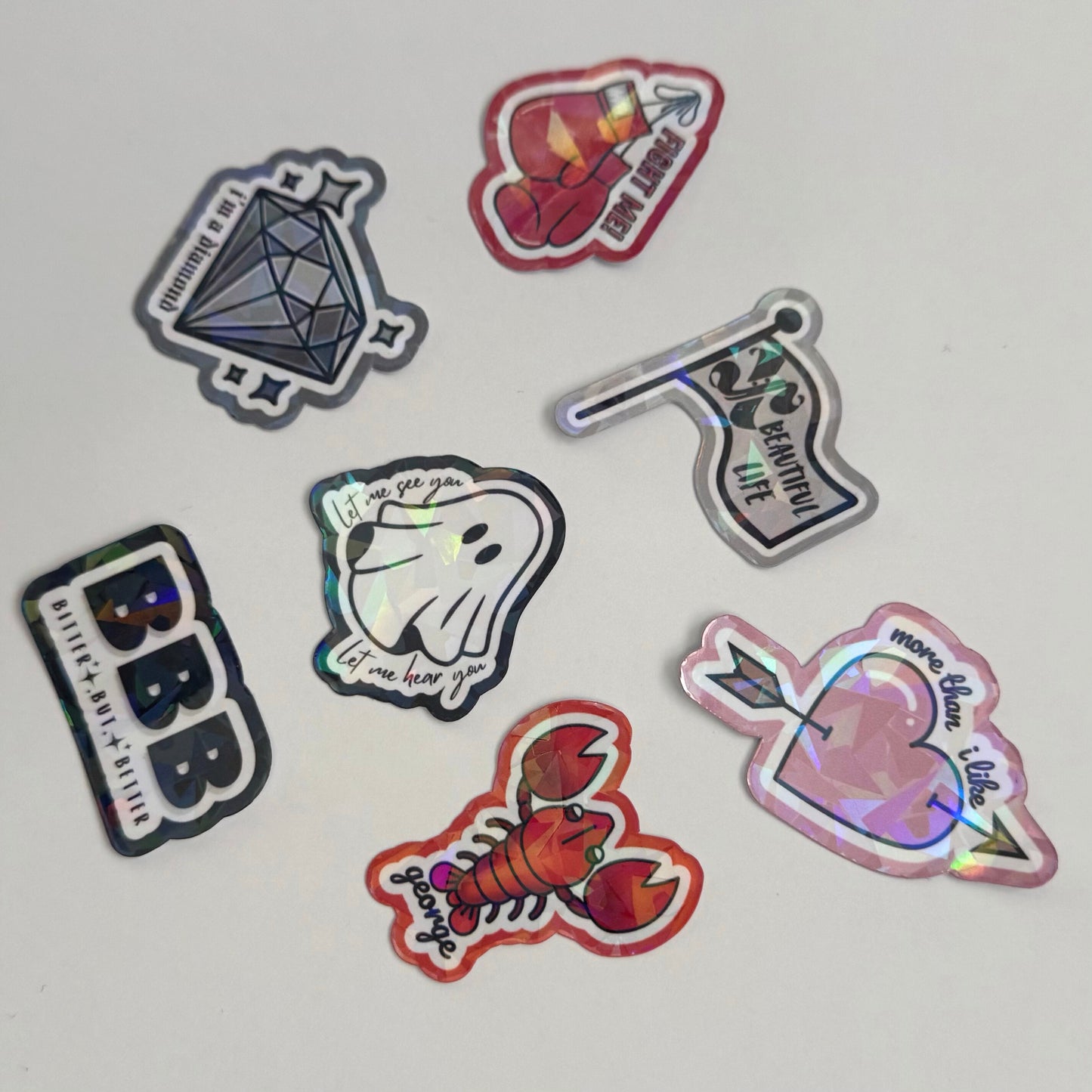 Xdinary Heroes Beautiful Mind Mini Sticker Set Holographic