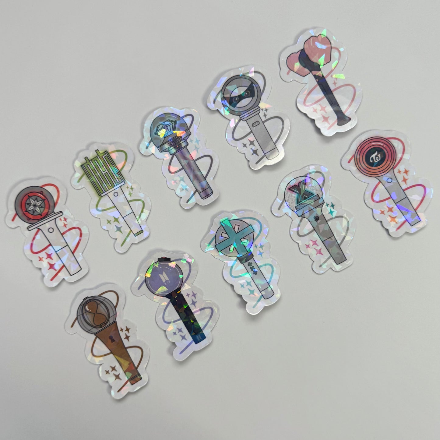 Lightstick Stickers Holographic