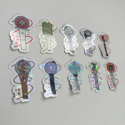 Lightstick Stickers Holographic