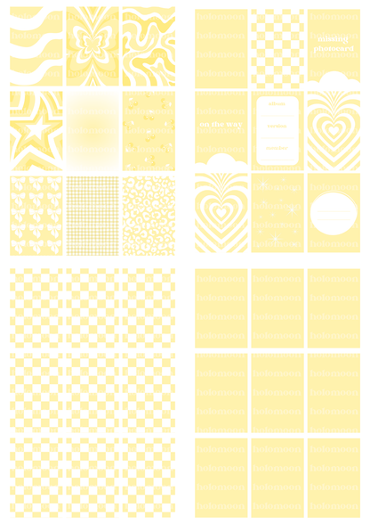 Buttercup Binder Fillers Digital Download