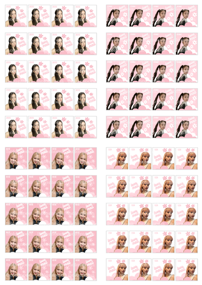 BlackPink Love Mail Stickers Digital Download