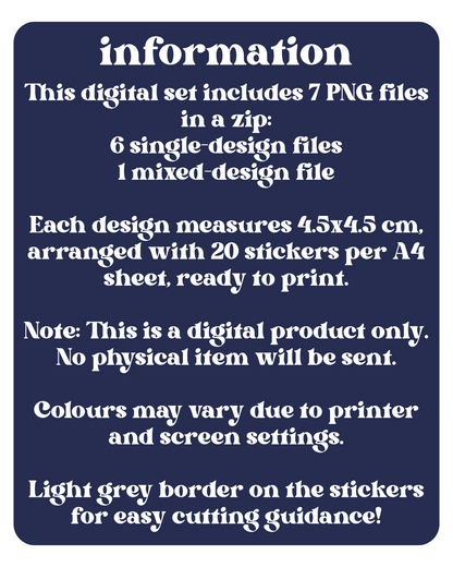 Xdinary Heroes Love Mail Stickers Digital Download