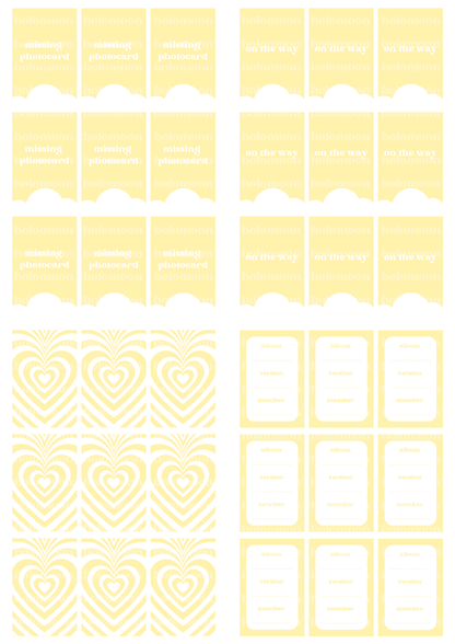 Buttercup Binder Fillers Digital Download