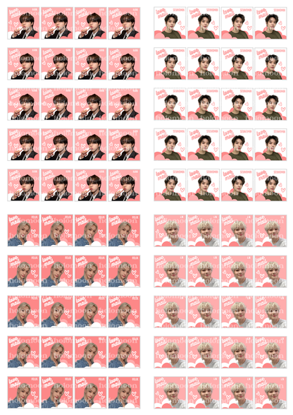 Stray Kids Love Mail Stickers Digital Download