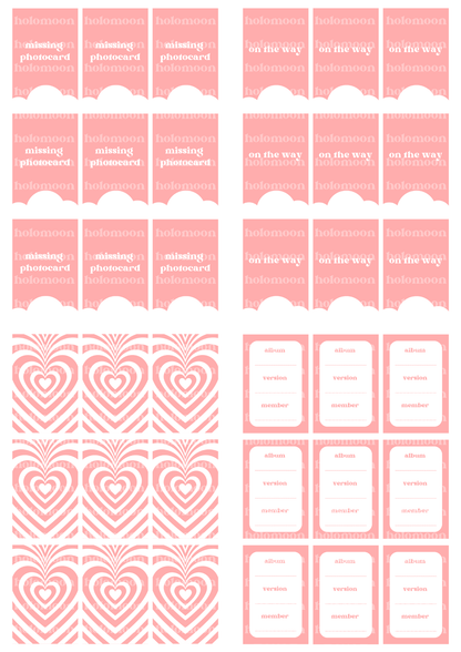 Rose Binder Fillers Digital Download
