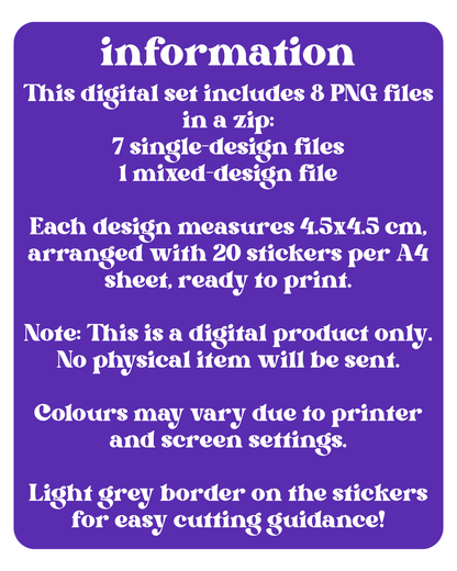 Enhypen Love Mail Stickers Digital Download