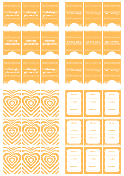 Pumpkin Binder Fillers Digital Download