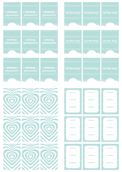 Blue Sage Binder Fillers Digital Download