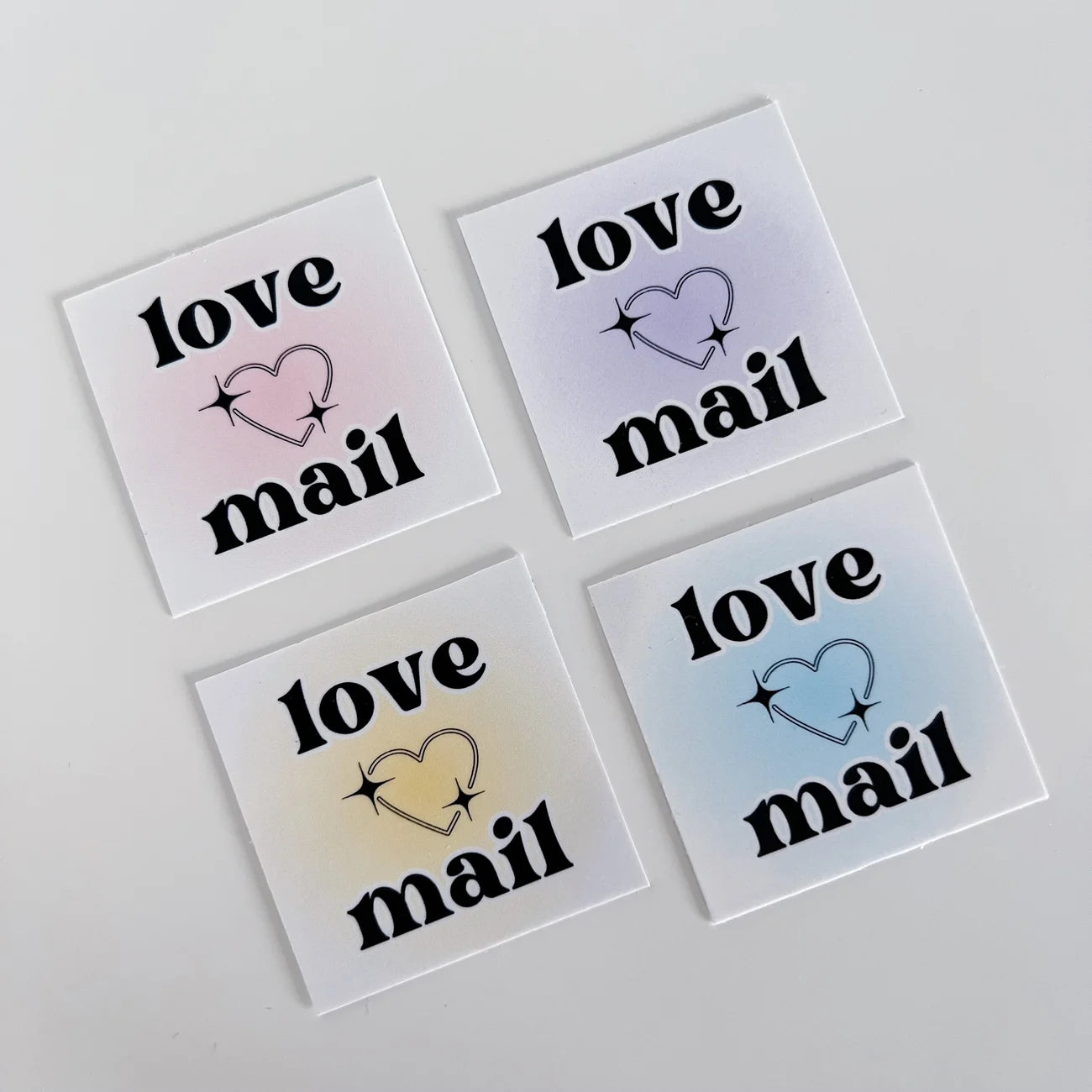 Love Mail Glow Stickers (10 pack) – Holo Moon