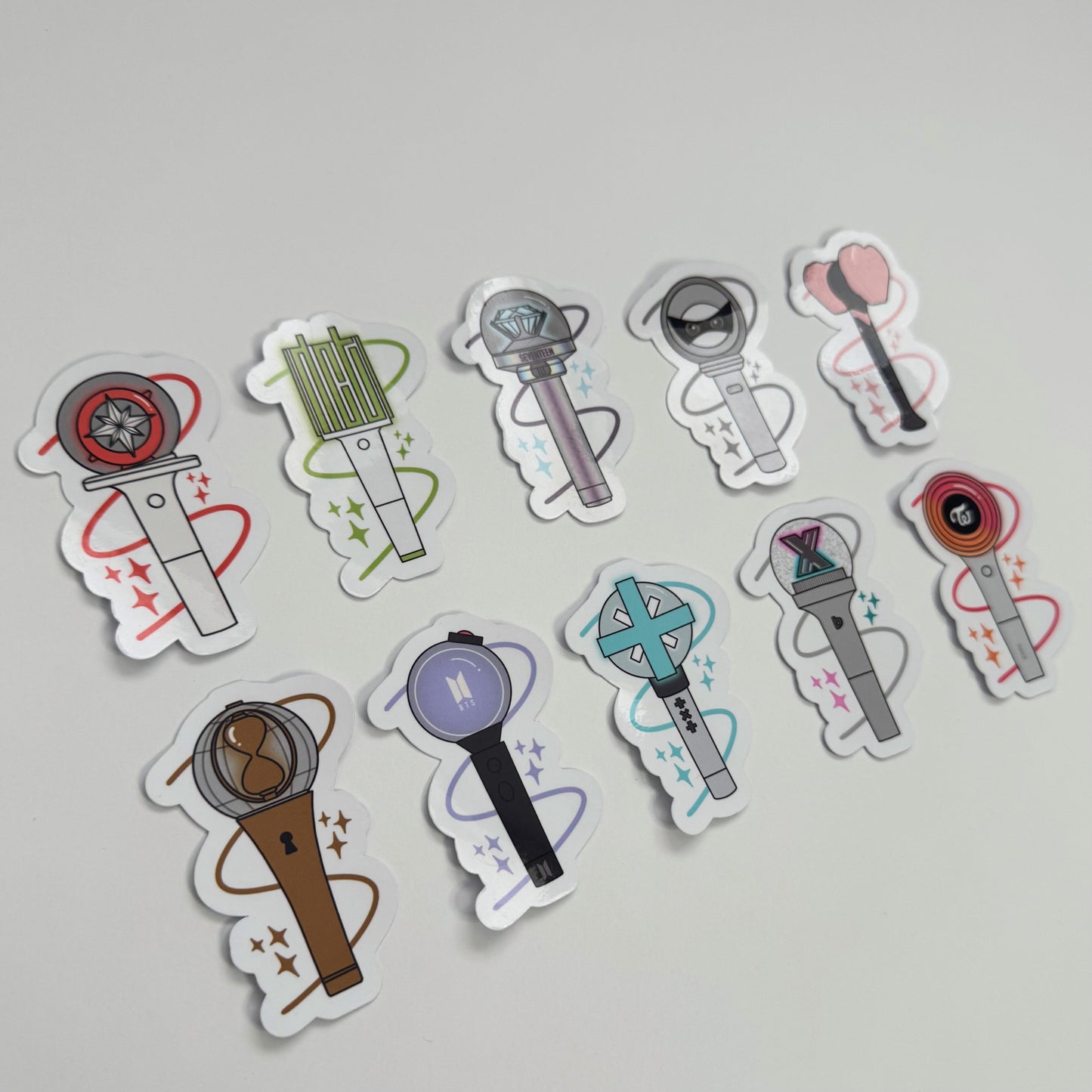Lightstick Stickers Glossy