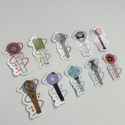 Lightstick Stickers Glossy