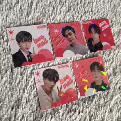 TXT Love Mail Stickers - Holographic (10 pack)