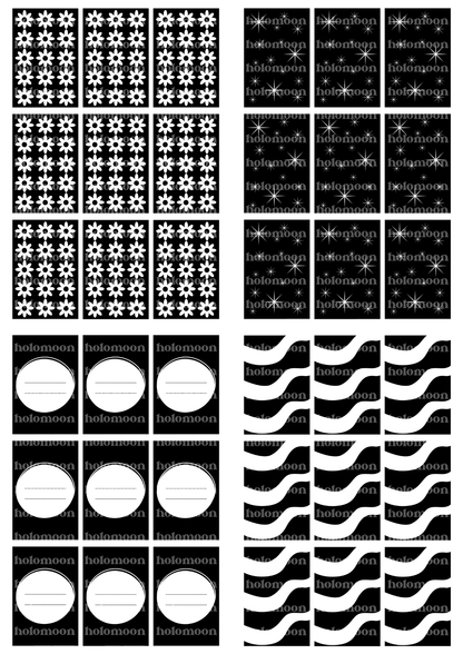 Black Binder Fillers Digital Download