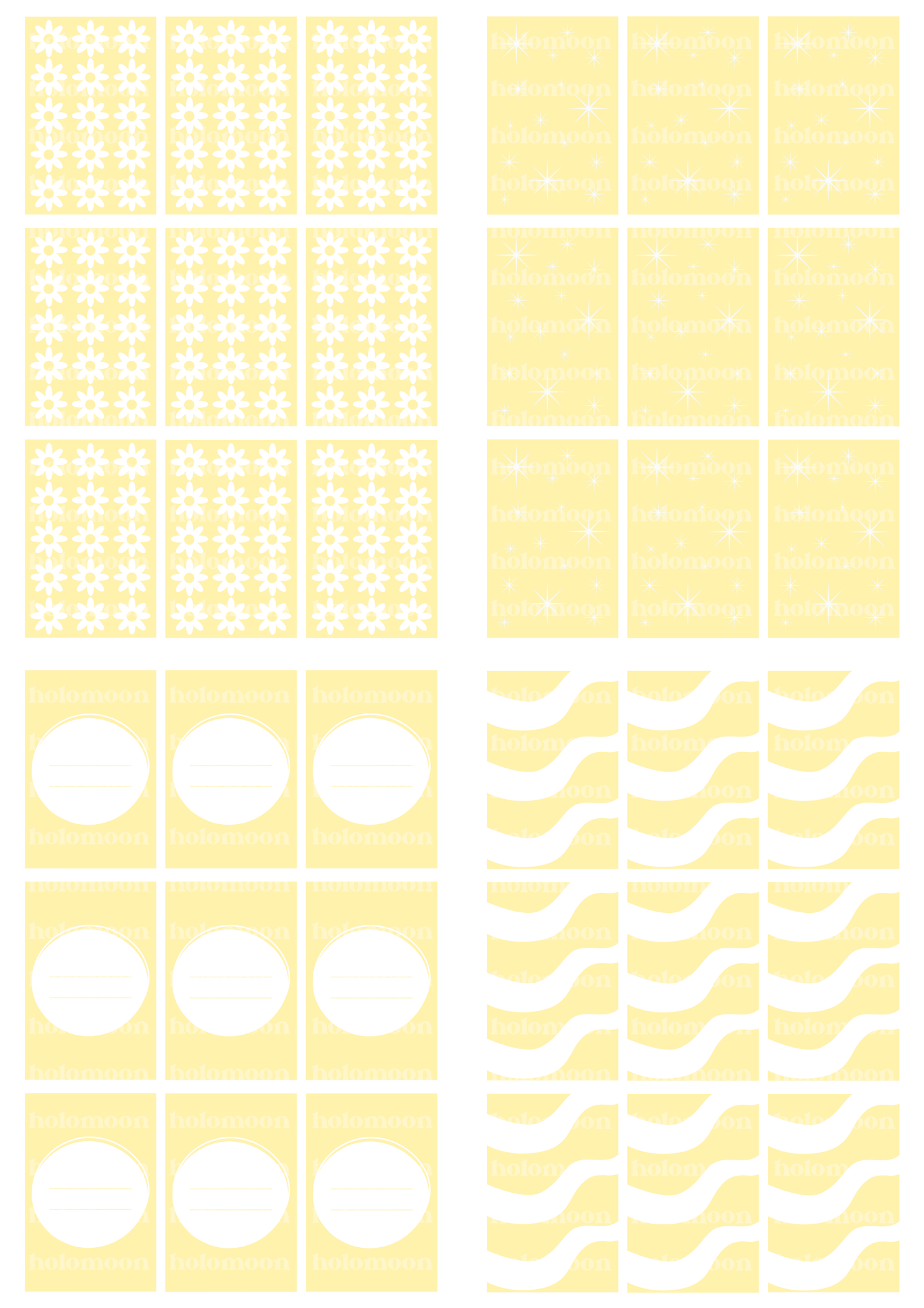 Buttercup Binder Fillers Digital Download