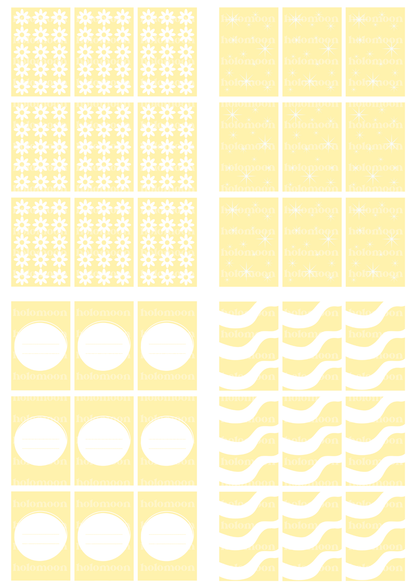 Buttercup Binder Fillers Digital Download