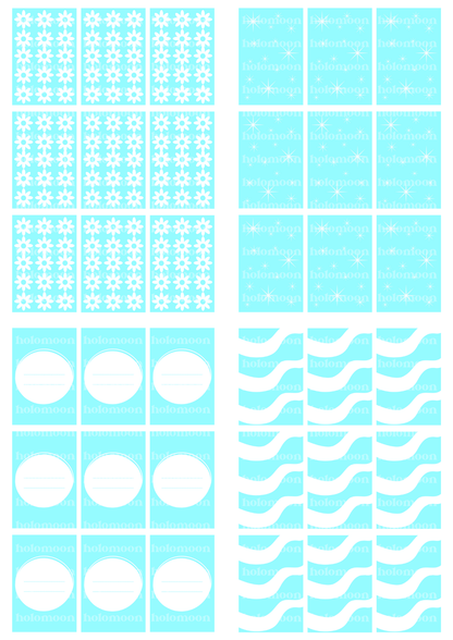 Blue Binder Fillers Digital Download