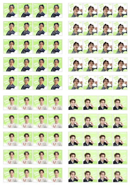 Seventeen Love Mail Stickers Digital Download