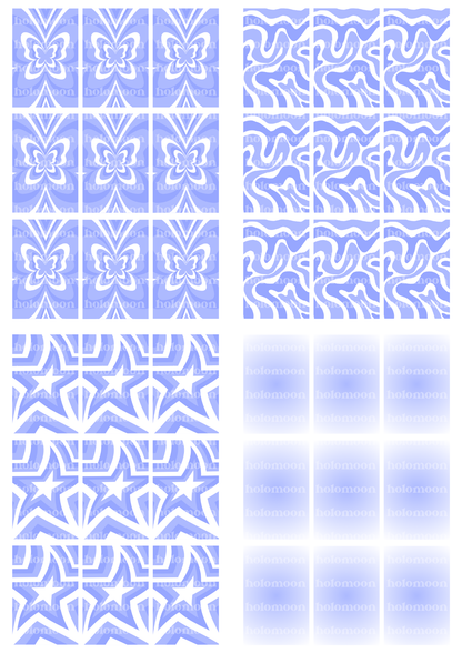 Periwinkle Binder Fillers Digital Download