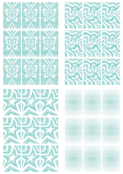 Blue Sage Binder Fillers Digital Download
