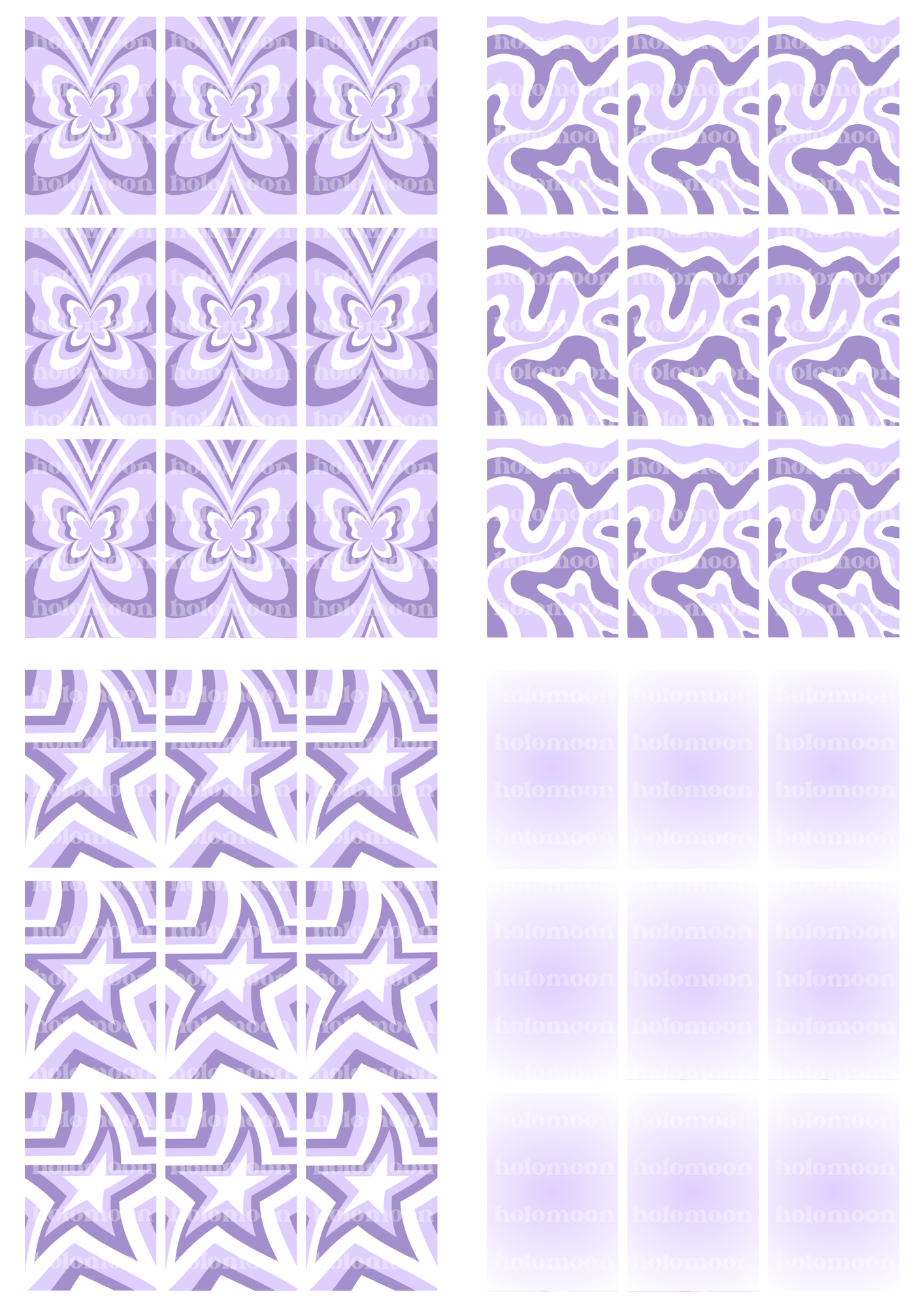 Purple Binder Fillers Digital Download