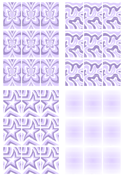 Purple Binder Fillers Digital Download