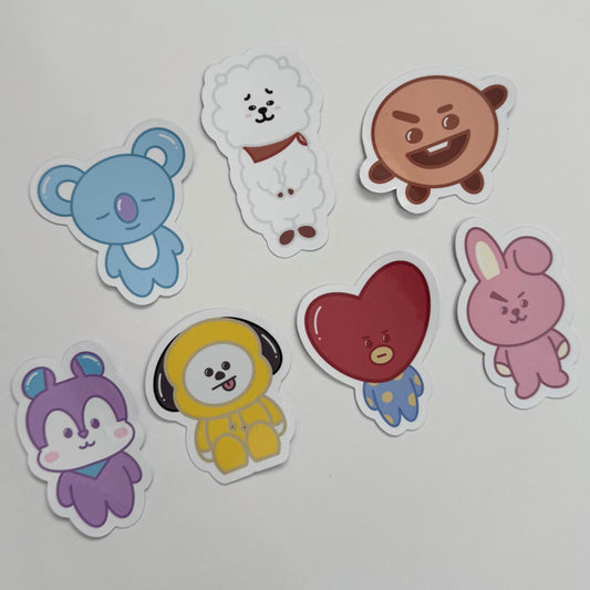BT21 Sticker Set Glossy