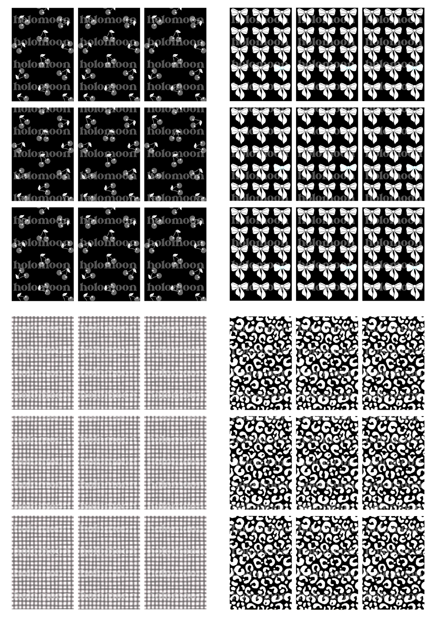 Black Binder Fillers Digital Download