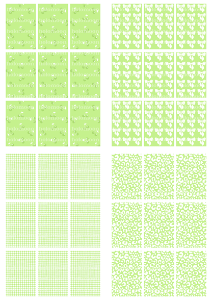 Green Binder Fillers Digital Download