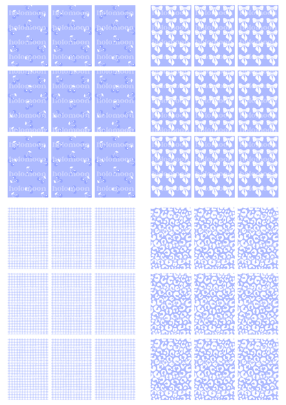 Periwinkle Binder Fillers Digital Download