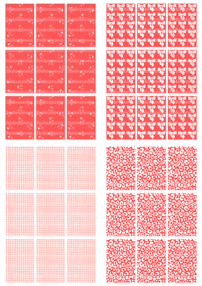 Red Binder Fillers Digital Download