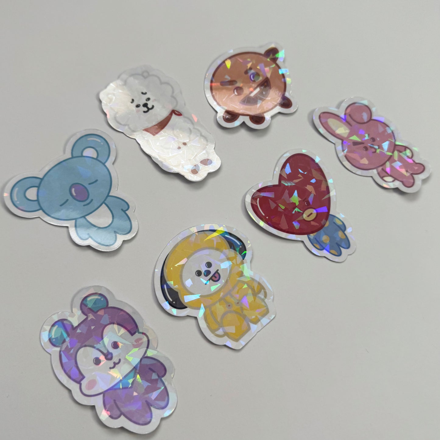 BT21 Sticker Set Holographic