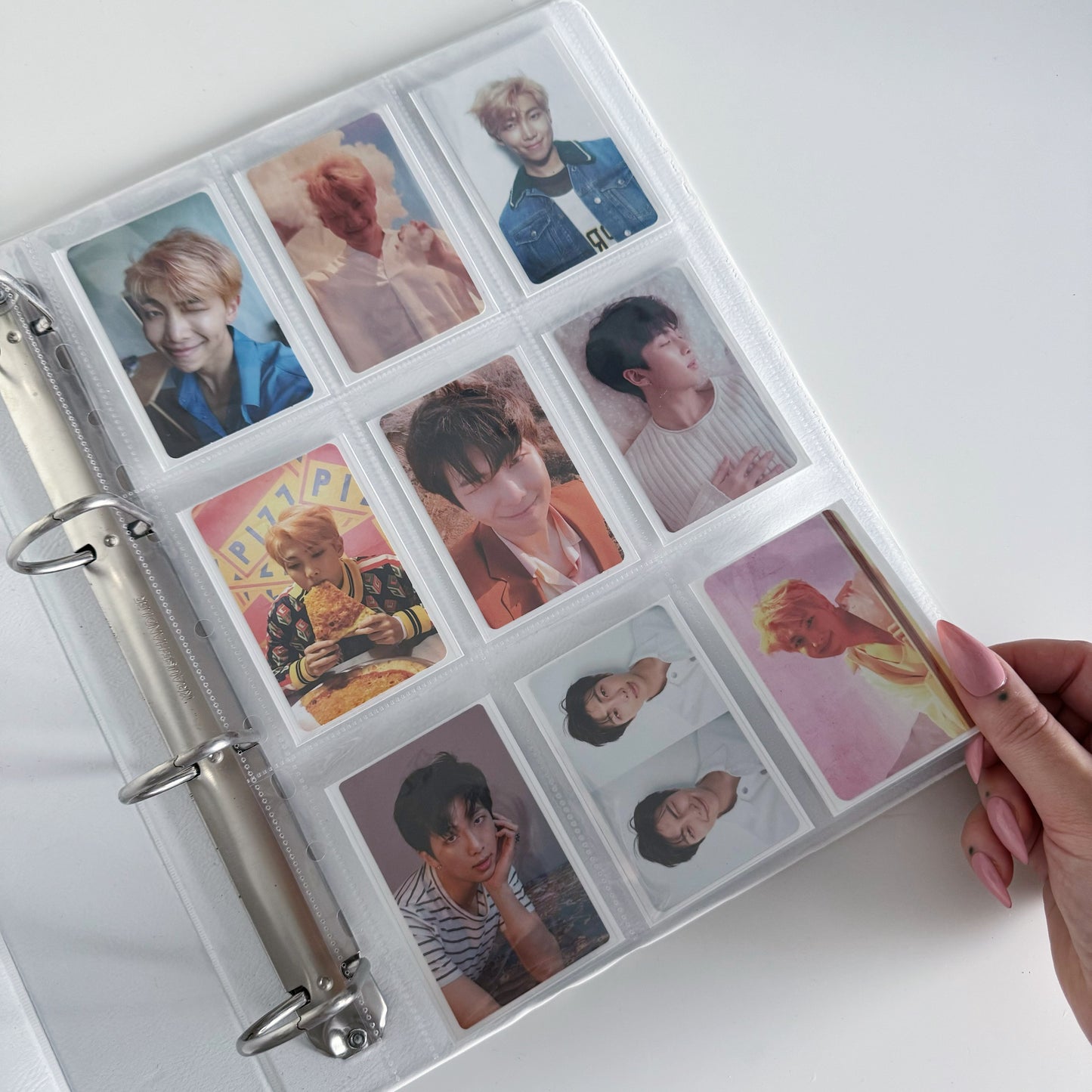 Carpeta de 9 páginas A4 con 9 bolsillos (paquete de 10)