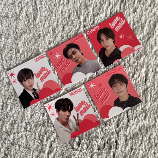 TXT Love Mail Stickers - Glossy (10 pack)