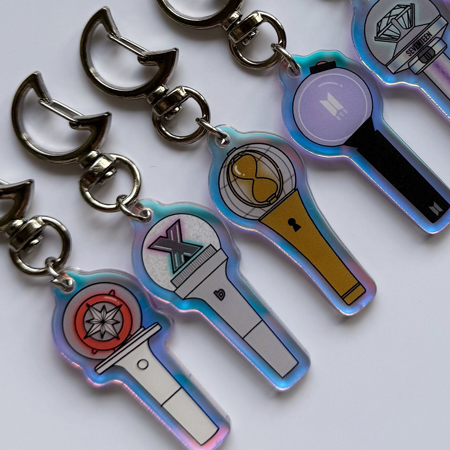 Holographic Lightstick Keychain