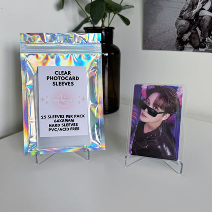 Clear Photocard Sleeves (25 pack)
