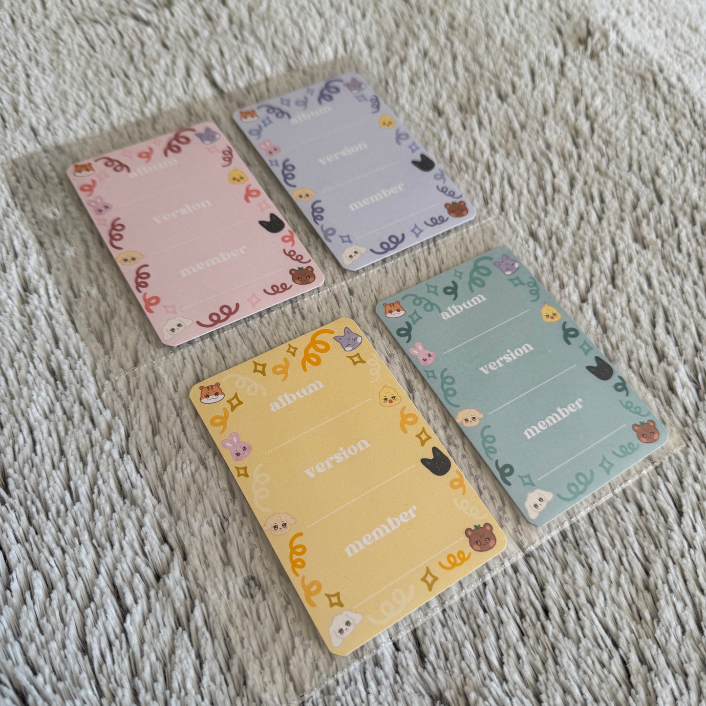 Aniteez Album Version Member Binder Fillers (10 Pack)