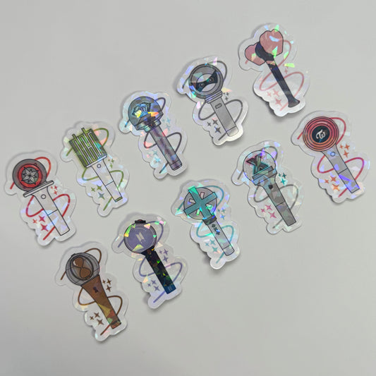 Lightstick Stickers Holographic